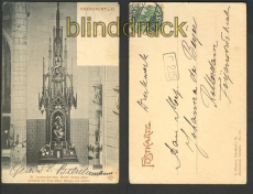 Frankfurt am Main sw-AK St. Leonhardskirche 1904 (d4603)
