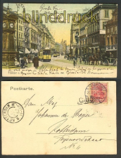 Frankfurt am Main farb-AK Zeil 1904 (d4595)