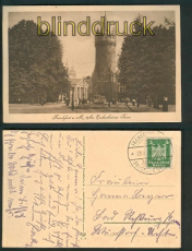 Frankfurt sw-AK am Eschenheimer Turm 1926 (d5062)