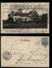 Burgsteinfurt farb-AK Gruss aus ...... Frstliches Schloss 1902 (d5703)