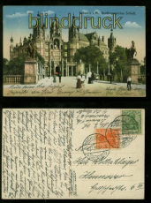 SCHWERIN farb-AK Groherzogliches Schlo 1920 (d6478)
