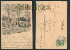 Mnster i. W sw-AK Partie aus Mnster 1904 (d4952)
