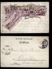 Bad Oeynhausen sw-AK Gruss aus .... 3 Ansichten 1902 (d5695)