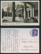 Bad Oeynhausen sw-AK Brunnenhalle 1943 (d5305)