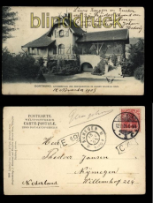 Dortmund sw-AK Grtnerhaus und Restauration im Kaiser-Wilhelm-Hain 1905 (d5492)