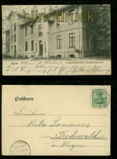 CELLE sw-AK Landwirtschaftliche Haushaltungsschule 1903 (d5975)