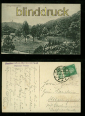 GEORGSMARIENHTTE sw-AK Restauration Schtzenhaus 1927 (d5969)