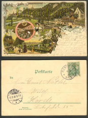 Gru aus dem Zillerthal bei Herdecke farb-Litho (d3234)