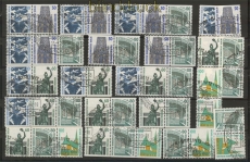 Berlin Zusammendrucke Sehenswrdigkeiten kplt. mit C + D-Paaren gestempelt SSt. (24048)