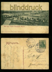 MUNSTER sw-AK Gruss vom Truppenbungsplatz 1906 (d6281)