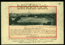 HILDESHEIM sw-AK Gruss aus ..... Gesamtansicht 1898 (d7388)