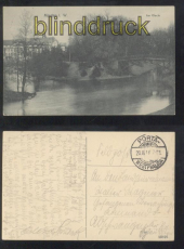 MINDEN i. W. sw-AK Am Glacis Feldpost 1916 (d0130)