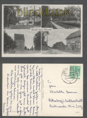 RHODE sw-AK Gruss aus .... 4 Ansichten 1949 (d7362)