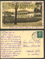 Baden-Baden sw-AK Kurhaus 1929 (d3088)