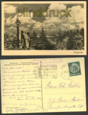 Freiburg sw-Foto-AK Gipfelstimmung Schau in Land(d3112)
