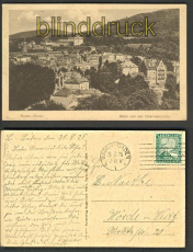 Baden-Baden sw-AK Blick v d Oberrealschule 1925 (d3078)