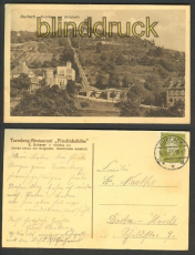Durlach i. B. sw-AK Turmberg mit Bergbahn 1932 (d3091)