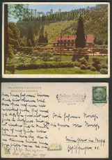 Baden-Baden farb-AK Waldhotel Fischkultur Lichte(d3117)
