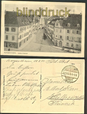 Mergentheim sw-AK Burgstrasse 1915 (d4587)