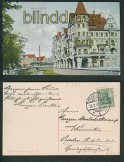 Pforzheim farb-AK Arkaden 1910 (d4696)
