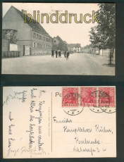 Kenzingen Hauptstrasse mit Haushaltungsschule 1920 (d4992)