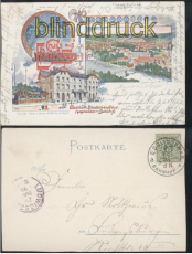 ESSLINGEN farb-AK Gruss aus ..... Gasthof Deutsches Haus 1898 (d7449)