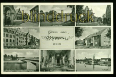 MEPPEN sw-AK acht Ansichten ungebraucht (d0064)