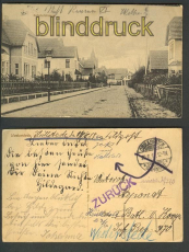 Westerstede sw-AK Bahnhofstrasse 1917 Zurckverm(d3220)