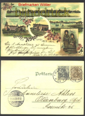 Haren farb-Litho 5 Ansichten 1902 (d1820)
