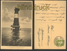 Wilhelmshaven sw-AK Arngaster Leuchtturm 1932 (d3610)