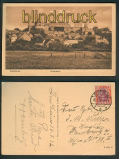 Bentheim sw-AK Totalansicht mit Burg 1920 (d4790)