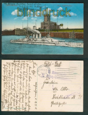 Wilhelmshaven farb-AK Neue Signalstation 1915 (d4937)