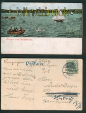 Bederkesa farb-AK Gruss aus Bederkesa 1908 (d5121)