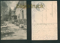 Barsinghausen sw-AK Hotel-Garten des Deister-Hotels 1916 (d5131)