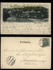 Bad Rehburg sw-AK Totalansicht 1901 (d5650)