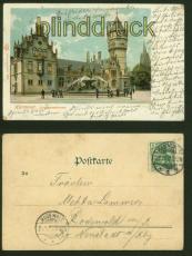 HANNOVER farb-Litho-AK Flusswasserkunst 1902 (d5926)