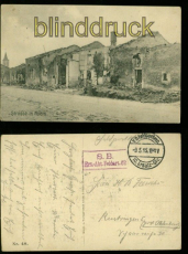 Noers sw-AK Strassenansicht 1. Weltkrieg Feldpost 1915 (d5894)