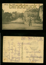 MONTMEDY sw-AK Strassenansicht Feldpost 1916 (d0052)