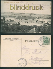 Dppel Dybbl sw-AK Blick auf Schlo und Dppel 1907 (d4739)