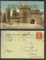 Metz farb-AK Porte des Allemands 1920 (d4432)