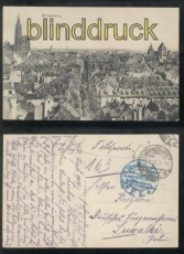 STRASSBURG sw-AK Panoramaansicht Feldpost 1917 (d7065)
