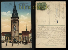 Komotau farb-AK Dekanalkirche ca. 1910 (d5539)