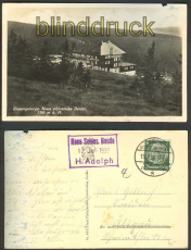 Neue Schlesische Baude sw-Foto-AK 1936 (d3955)