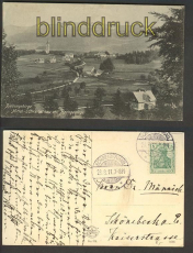 Mittel-Schreiberhau sw-AK mit Hochgebirge 1911 (d3975)
