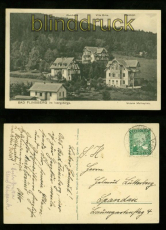 BAD FLINSBERG im Isergebirge  sw-AK Unterm Moltkeplatz 1926 (d6420)