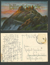 Schneekoppen farb-AK Riesengebirge ca. 1920 (d3986)