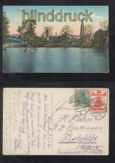 SCHWEIDNITZ farb-AK Gondelteich 1920 (d7032)
