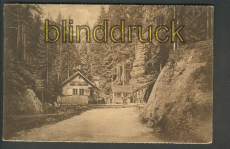 Weckelsdorf sw-AK Eingang in die Felsenstadt ungebraucht (d4006)