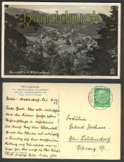 Krummhbel sw-Foto-AK mit Hochgebirgskamm 1934 (d3941)