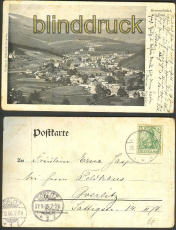 Krummhbel sw-AK Totalansicht 1910 (d3946)